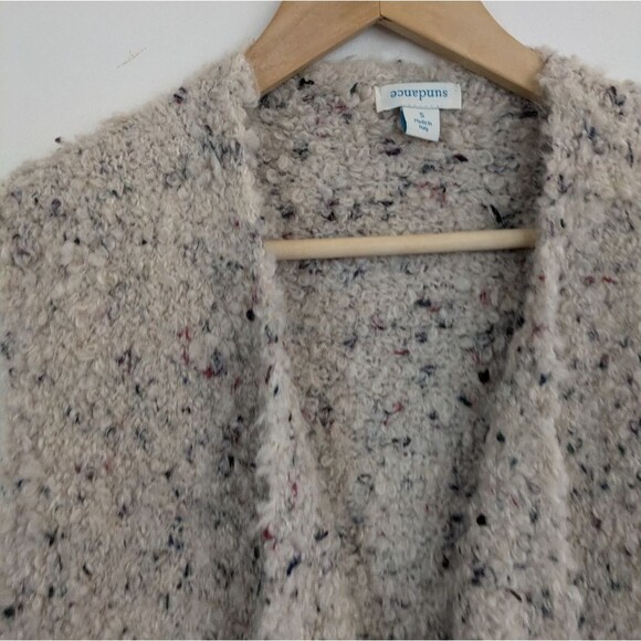 Sundance Open Front Tunic Vest Alpaca Boucle Knit Coastal Secrets S Small - Picture 4 of 8